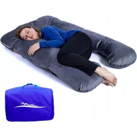  Perna Ortopedica 100x150cm cu Husa Moale si Geanta PREMIUM
