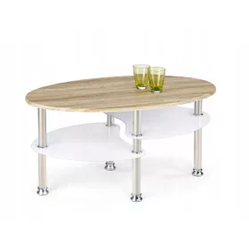    Masuta de cafea ovala Halmar Medea 90 x 50 x 45cm stejar Sonoma