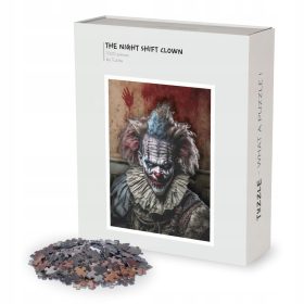    Puzzle pentru adulti - Tuzzle - Clovn pentru tura de noapte, 1000 buc. 50x70