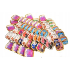    set mancare umeda pentru pisici, mix de marci si arome, pret excelent (34 buc)