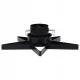  Suport pentru brad Star, negru, metal, 47x47x13,5 cm