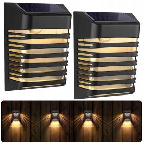    Aplică de grădină neagră plăcută, sursă LED integrată de 10 W