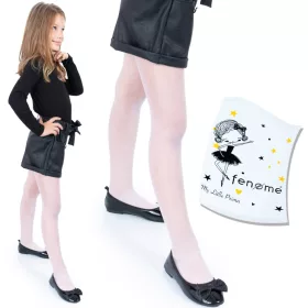    COLANTS ALBI FARA CHILOTI Fete 20den LYCRA T-BAND copii Fenome