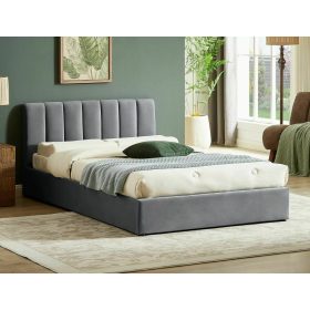  Pat dublu tapitat Signal Modern 140x200 nuante de gri