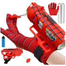    Mănușă Spiderman cu un lansator de rețea sau apă 2 în 1