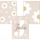  Set 3 postere A3 BOHO Margarete Numele bebelusului Diverse culori HIT