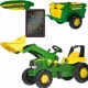  Rolly Toys tractor verde pentru copii