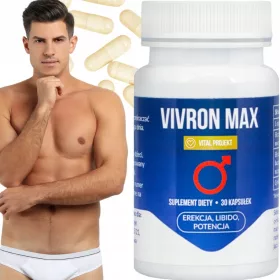   Vivron Max - Capsule pentru Potență și Erecție Durabilă, 30 Buc