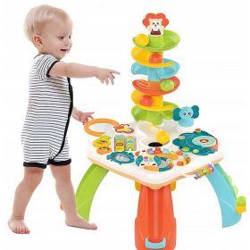    MASA EDUCATIVA PISTA INTERACTIVA PENTRU MINGI 2in1 BOARD PANEL MUZICA