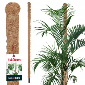   SUPORT PLANTE 140CM FIBRĂ DE COCOS STÂL DE LUPTA 3.2 ȚĂPĂ DE COCOS