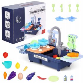    CHUVETĂ PENTRU COPII, CHUVETĂ, BANDĂ DE VASE, INTERACTIV, CU CURTĂ APA, ALBASTRU