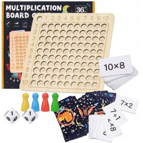    Tabel de înmulțire pentru jocuri de logică de masă pentru copii