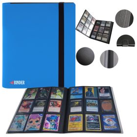    Album de carduri de colecție Safe Cards Storage 9 Pocket Blue Binder 360 cards