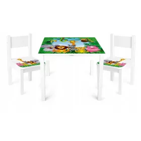  Set masa si scaune Leomark Yeti 244159B alb