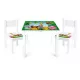  Set masa si scaune Leomark Yeti 244159B alb