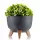  Ghiveci de flori 15 x 24,3 cm, plastic negru