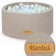  Bazin uscat cu bile, 200 bile, NUME GRATUIT, 90x40 copii Miel