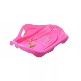    Sanie din plastic pentru copii, scoica cu manere, roz, 80 x 60 x 17 cm