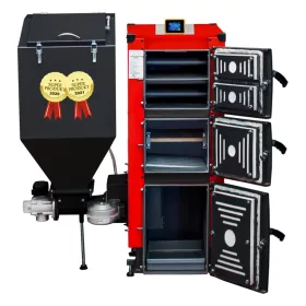    Cazan Soba peleti incalzire centrala Cazan peleti eco-mazare carbune 24 kW