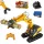  Excavator de metal Rc cu telecomandă mare