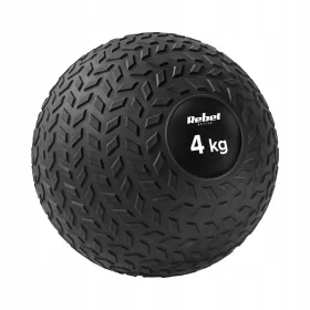    Rebel RBA-3108-6 minge medicinală pentru exerciții 23 cm 6 kg negru