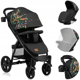    Carucior Lionelo Annet Plus Dreamin + HAPA PIECI, PLASA DE TÂNTAR, SUPORT PHECA