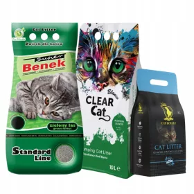  Litier de bentonită de pădure Super Benek 10 l