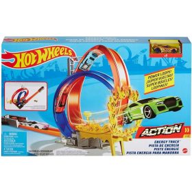    Hot Wheels Set Double Loop GND92 + HOT WHEELS MYSTERY MODELE MAȘINĂ ÎN SACĂ