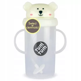  Flacon Tum Tum cu paie pentru copii Polar Pete Ursul 300 ml
