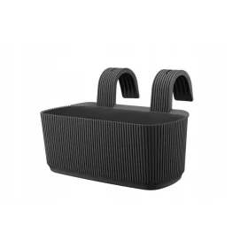  Ghiveci cu balustrada Galicja Pera 29x13x11 cm antracit