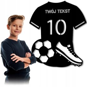    PICTURA AJURFĂ DECORAȚIE PEREȚI TRIOC JUCĂTOR DE FOTBAL CU NUME DECORATIE CAMERA