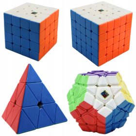    SET 4x4 + 5x5 Cuburi + Pyramid + Megaminx FAST CUBE + GRATUIT