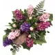  Decor pentru mormânt, buchet de cimitir, roz și violet