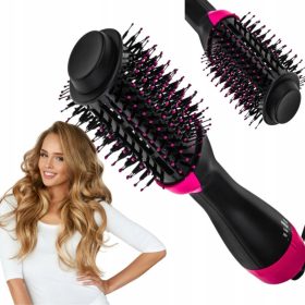    Uscător cu perie mare Curling Iron Placă de îndreptat păr 4în1