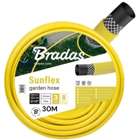    Furtun de grădină Bradas Sunflex 1/2" WMS1/230 30 m 3 straturi galben