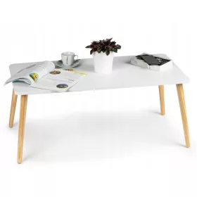    Masuta de cafea ModernHome Mese de living dreptunghiulare 103 x 53 x 42cm alb