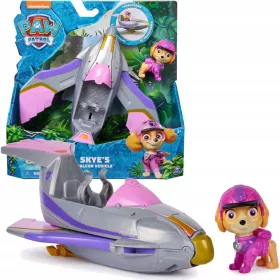  PAW PATROL JUNGLA SET PUPS FALCON SKYE VEHICUL + FIGURA