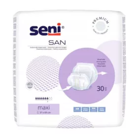  Scutece anatomice 37x69cm Seni San Maxi 30 buc
