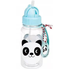  Sticla de apa Rex London cu paie de panda