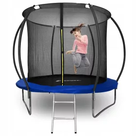    TRAMPOLINA DE GRADINA PENTRU COPII CU PLASA INTERIOARA OTEL ZINCAT 305cm