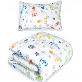    SET PENTRU COPII 100x135 40x60 PERNĂ PLOSA CU PRODUS LUCUIT IMPRIMAT
