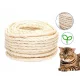  Funie de sisal rezistenta si lunga pentru stalpi de zgariat, 20 m / 6 mm