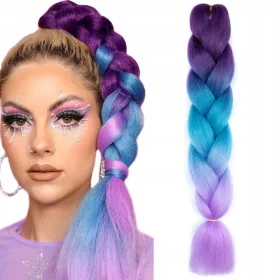    PĂR ARTIFICIAL SINTETIC PENTRU împletituri de box OMBRE BLOND C15