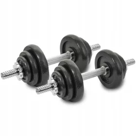  GATERE REGLABILE FONTA SET DUMBS 2x10KG PLACI GRIFF 20kg