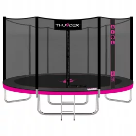    FITNESS 374CM Trambulina Acasă pentru Exerciții Husă SAFE EASY ASSEMBLY