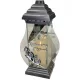Lampion Funerar Elegant cu Formă de Carafă și Decorațiuni Florale