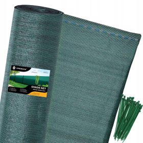  Plasa de umbra Springos verde 185 GSM 1,5 x 25 m 100 benzi
