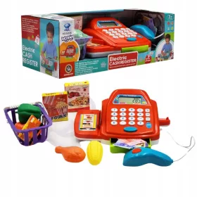    REGISTRĂ DE CASĂ MAGAZIN COȘ SUPERMARKET SCANNER STALL WOOPIE ACCESORII