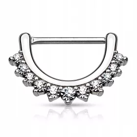  CLICKER SEPTUM CERCEL ARGINTU TITANIUM G23 1.2/8