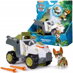  PAW PATROL JUNGLE PUPS SET TRACKER VEHICUL + FIGURA